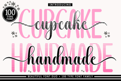Cupcake Handmade - Font Duo In 100 Type Font Family Product Image 15