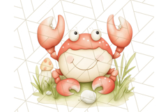 Under the Sea Nursery Clipart, Ocean Animals PNG Product Image 2