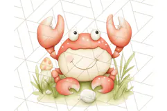 Under the Sea Nursery Clipart, Ocean Animals PNG Product Image 2