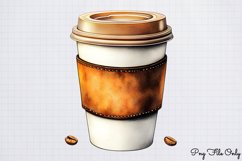 Coffee Shop Girls Clipart PNG Product Image 1