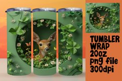 Adorable 3D Wall Hole Animals Tumbler Wrap Product Image 1
