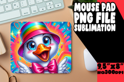 Whimsical Desk Pad Sublimation Ideas, Goose Product Image 1