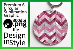Sparkling Glitter Stripe Round Design Product Image 1