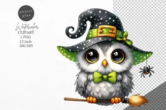 Halloween clipart, Owl clipart, Kids Halloween Product Image 1