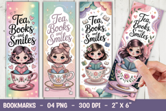 Tea Girl Bookmark Sublimation Product Image 1