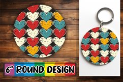 Charming Heart Pattern SublimaSublimation Splendor with Hear Product Image 1
