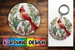 Holiday Magic 3D Embroidered Circle Decor Product Image 1