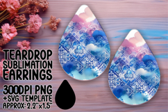 Lovely Teardrop Design for Creative Projects , Watercolor Pa Product Image 1