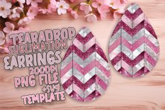 Sparkly Glitter Stripe TeardroColorful Stripe Pattern Teardr Product Image 1