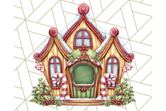 Christmas North Pole Village PNG Clipart, Cute Holiday Art Product Image 2