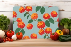 Lantana Flower Cutting Board | Cutting Board png Product Image 4