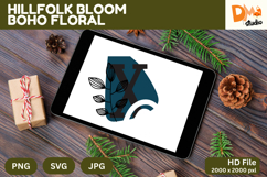Hillfolk Bloom Boho Floral Monogram Product Image 1