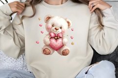 Watercolor Valentine Clipart PNG Product Image 1