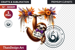 Autumn Cute animals with sign clipart Pumpkin thanksgiving Product Image 1