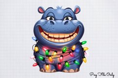 Funny Christmas Animals Clipart PNG Product Image 1