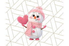 Adorable Snowman Character PNG Clipart Product Image 2