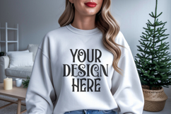 Ash Gildan 18500 Sweatshirt Mockup, Unisex mockups Product Image 1