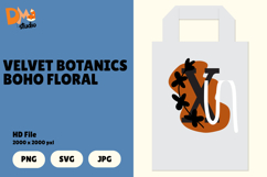 Velvet Botanics Boho Floral Monogram Product Image 1