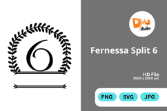 Fernessa Split Monogram Product Image 1