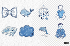 Hand-Drawn Nursery Clipart Product Image 1