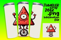 STYLISH 20oz Sublimation Design , Monster Product Image 1