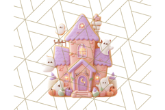 Haunted Sweet Shoppe PNG Clipart, Pastel Halloween Bakery Product Image 2