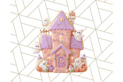 Haunted Sweet Shoppe PNG Clipart, Pastel Halloween Bakery Product Image 2
