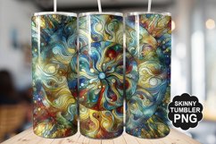 Stained On Stained Glass Tumbler Warp - Tumbler Design Product Image 1