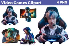 Video Games Clipart PNG Product Image 1