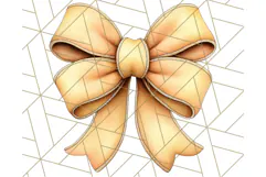 Fall Bow Clipart, Autumn Hair Bows PNG, Fall Ribbon Png Product Image 2