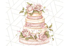 Pastel Tea Clip Art PNG with Sweets and Floral Accents Png Product Image 2