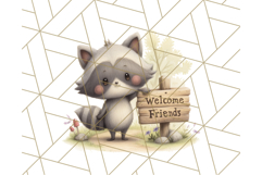 Whimsical Garden Friends Clipart PNG, Animal PNG Product Image 2