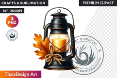 Rustic Harvest Fall clipart PNG, Autumn Pumpkin thanksgiving Product Image 1