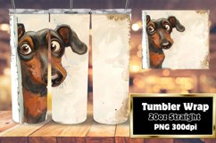 Funny Dog Lover's Delight Sublimation Tumbler - 20oz Product Image 1