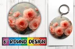Whimsical Floral Circle Sublimation Collection Product Image 1