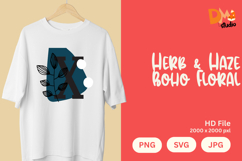 Herb &amp; Haze Boho Floral Monogram Product Image 1