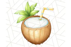 Pastel Summer Treats Clipart PNG, Cute Picnic Fair Food Art Product Image 5