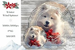 Christmas Dog Wind Spinner, Christmas Wind Spinner Design Product Image 1