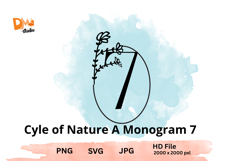 Cycle of Nature Monogram Product Image 1