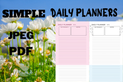 best simplest Daily planner freebie 40,free planners Product Image 3