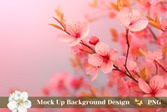 Floral Background, Spring Background, Sakura Background Product Image 1