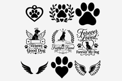 Dog Memorial PNG Bundle, Pet Loss Quote Clipart, Rainbow Product Image 9