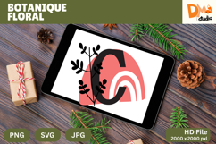 Botanique Floral Monogram Product Image 1