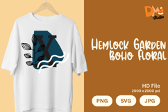 Hemlock Garden Boho Floral Monogram Product Image 1