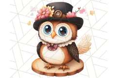 Vintage Steampunk Forest Animal PNG Clipart for Sublimation Product Image 2