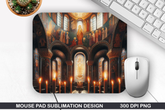 Mouse Pad Sublimation, Jesus Mouse Pad PNG Design Product Image 1