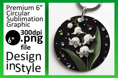 Creative Circle Design for Coasters , 3D Flower Product Image 1