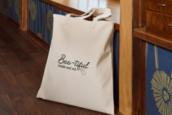 “Boo-tiful Inside and Out Ghost with Flower Bouquet SVG Product Image 2