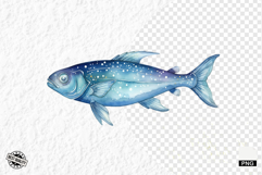 Watercolor Sea Life PNG Clipart Product Image 1