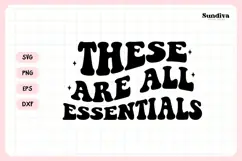 Funny Tote Bag Quote SVG | These Are All Essentials Product Image 3